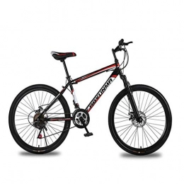 ZMJY Mountain Bike ZMJY Mountain Bike, 26-Inch Steel Frame Material 21 Speed Adjustable Front And Rear Disc Brakes for Outdoor Travel