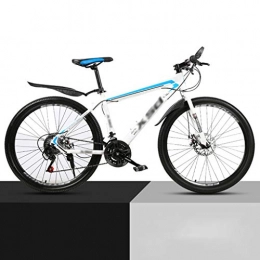 ZRN Bike ZRN Mountain Bike Bicycle, High-carbon Steel Frame, Dual Disc Brake, Leisure Bicycle, Women's and Men's Bicycle, Commuter Bike