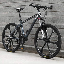 ZRN Bike ZRN Traditional Bike 27 Speed Mountain Bike 24 / 26 Inches 6-Spoke Wheels Hardtail Mountain Bikes MTB Dual Suspension Bicycle