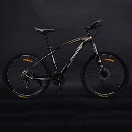 ZTIANR Mountain Bike ZTIANR Adult Mountain Bike 26 Inch 24 Speed Off-Road Variable Speed Shock Absorber Men And Women Bicycle Bicycle, Gold