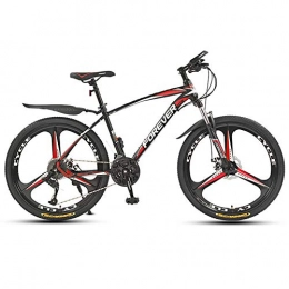 ZTIANR Mountain Bike ZTIANR Bike Guide, 26 Inches, 24 Inches, Mountain Bike, 21 / 24 / 27 / 30 Speed Gears, Fork Suspension, Adult Bicycle, Boys And Girls Bicycle, Red, 24 inch 30 speed