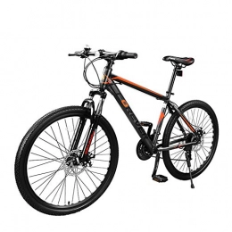 ZTIANR Bike ZTIANR Mountain Bicycle, 26 Inch 24 Speed / Shock Absorber Front Fork / Dual Disc Brake Mountain Bike Adult Male Lady Bike Off-Road Vehicle, Orange