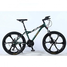 ZTYD Mountain Bike ZTYD 24 Inch 27-Speed Mountain Bike for Adult, Lightweight Aluminum Alloy Full Frame, Wheel Front Suspension Female Off-Road Student Shifting Adult Bicycle, Disc Brake, Green 6
