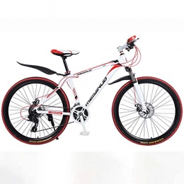ZTYD Mountain Bike ZTYD 26In 27-Speed Mountain Bike for Adult, Lightweight Aluminum Alloy Full Frame, Wheel Front Suspension Mens Bicycle, Disc Brake, Red 1