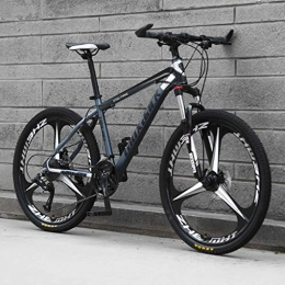 ZXCVB Mountain Bike zxcvb 21 / 24 Speed Bicycle with Full Suspension, 26in Carbon Steel Mountain Bike, Men and Womens Variable Speed Trail Bike MTB