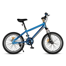 ZXQZ Mountain Bike ZXQZ 20 Inch Mountain Bike, Adjustable Brake Handle, Outdoor Sports Road Bike, for Children Aged 8-14 (Color : Blue)