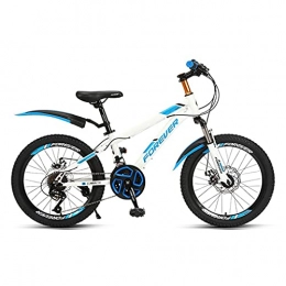 ZXQZ Mountain Bike ZXQZ 24-speed Bicycle, 20 / 22 Inch Hardtail Mountain Bikes with Adjustable Seat Cushion, for Men and Women (Color : Blue, Size : 20in)