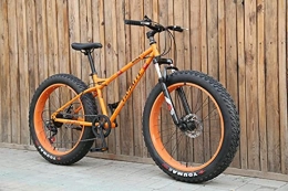 ZYLEDW Bike ZYLEDW 26" Mountain Bikes, Adult Mountain Trail Bike With thickened tires, High-carbon Steel Frame Dual Full Suspension Dual Disc Brake-orange