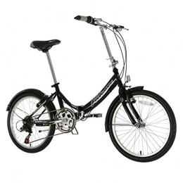 Falcon Bike 20" Foldaway Folding BIKE - Collapsible Steel Bicycle FALCON (Adults) in BLACK