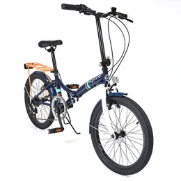 Muddyfox Bike 20" Wayfarer Folding BIKE - Commuter City Bicycle in NAVY BLUE (Mens) New