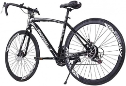 SYCY Road Bike 26 inch Mountain Bike Begasso Shimanos Aluminum Full Suspension Road Bikes 21 Speed Disc Brakes Beach Cruiser Bike-Black