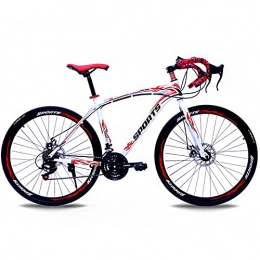 26-Inch Road Bikes, 24speed Men and Women Universal Cross-country Mountain Bike，Double Disc Brakes Shock Absorption-4