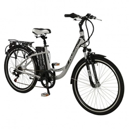 Falcon Bike 26" Jolt Electric BIKE - MTB Alloy e-bike Bicycle FALCON (Womens) SILVER New