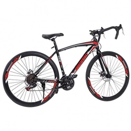 Haoo Road Bike 26in Road Bike, Lightweight Aluminum Road Bicycle, Outdoors Cycling Shimano 21 Speed Racing Bicycle (Red)