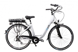Icycle Bike 28Zoll Alu E Bike Women Electric Bicycle Pedelec Shimano 836V 13Ah Silver