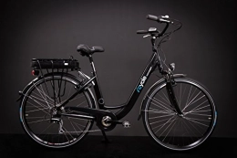 Icycle Road Bike 28Zoll Alu E Bike Women Electric Bicycle Pedelec Shimano 8Speed Electric Bike 36V 13Ah Black