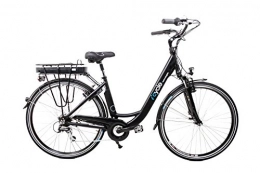 Icycle Bike 28Zoll Alu E Bike Women Electric Bicycle Pedelec Shimano 8Speed Electric Bike 36V 13Ah Black B-Stock