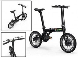 36V 250W Black Folding Electric Bike with Hidden Battery