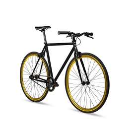 6KU Road Bike 6KU Unisex's 89515-Fixie-Slate Brilliance-M-52cm Fixie, Slate Brilliance, Medium