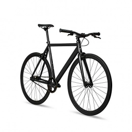 6KU Bike 6KU Unisex's 89542-Track-ShadowBlack-L-58cm Fixie, Shadow Black, L
