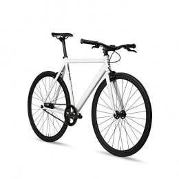 6KU Bike 6KU Unisex's 89544-Track-Crisp White-47cm-XXS Fixie, Crisp White, XXS