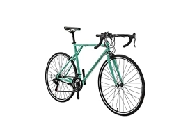 EUROBIKE Road Bike 700C Road Bike for Mens, Steel Frame, Caliper Brake Adult Bike Multiple Colors (Green)