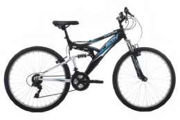 Raleigh Road Bike Activ by Raleigh Spectre Men's Dual Suspension Mountain Bike - Black, 18 Inch