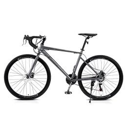Adult Road bike, high aluminum alloy material 700C road bike, 21-speed, Bearing Weight 100kg, black