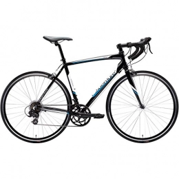 Adventure Bike Adventure Unisex's Ostro Road Bike-Black / White / Blue, 57 cm / Large, cm