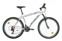 Allcarter Bike Allcarter Men's DAKOTA Mountain bike 26 inch wheels, Alloy Frame: 19 inchs, 21 sp. Shimano (White)
