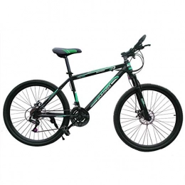 ALOUS Bike ALOUS 26 inch mountain bike bicycle riding supplies disc brakes (Color : Green)