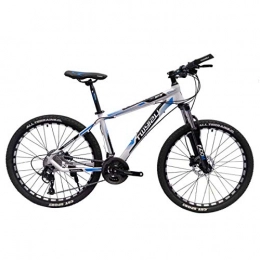 MUYU Road Bike Aluminum Alloy Adult Bicycle 27-Speed Dual Disc Brakes for Men And Women Mountain Bike, Blue
