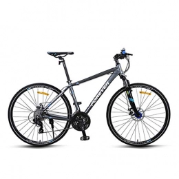 Mountain Bike Road Bike Aluminum Frame Road Bike, 27-speed Adjustable Bike With Straight Handle Design, Dual Disc Brakes, Adult Male And Female Bikes. GH