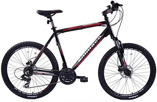   AMMACO ALPINE COMP 21 SPEED MENS ALLOY MOUNTAIN BIKE WITH DISC BRAKES 26" WHEEL EXTRA LARGE 23" FRAME FOR TALL MEN BLACK