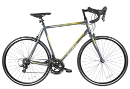 Discount Bike Ammaco Pace Road Racing Sports Bike Drop Bar 700c Wheel 53cm Frame Grey Yellow