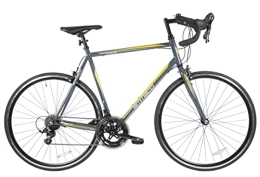 Discount Bike Ammaco Pace Road Racing Sports Bike Drop Bar 700c Wheel 56cm Frame Grey Yellow