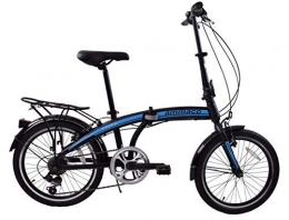 Ammaco Road Bike Ammaco. Pakka 20" Wheel Folding City Commuter Caravan Folder Bike 6 Speed Blue / Black