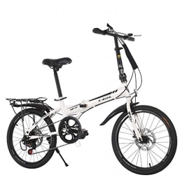 AOHMG Bike AOHMG Folding Bike Adult Lightweight Folding Bicycle, 6-Speeds Derailleur Comfort Saddle