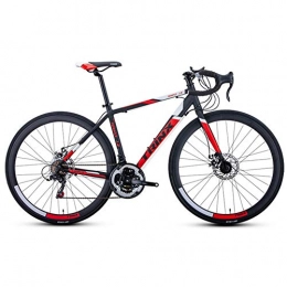 AP.DISHU Bike AP.DISHU 21 Speed Road Bike Adult Road Bicycle Ultra-Light Aluminum Alloy Frame Racing Bicycle City Commuter Bicycle 700C Wheels Recommended Height 175 CM-190 CM, Red