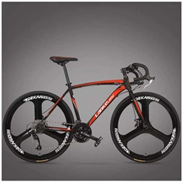 AP.DISHU Bike AP.DISHU 26 Inches Road Bike Men 27 Speed Road Bicycle Disc Brakes Full Carbon Steel Commuter Bike 700C Wheels Adult City Utility Bike, Red