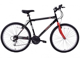 Arden  Arden Bargain Low Price Trail 26" Wheel Mens Mountain Bike 21 Speed 19" Frame Black / Red Bike