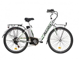 Atala Bike Atala Aluminium and Way 26Electric Bike Unisex White / Green Size 41