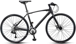 AYHa Bike AYHa 30 Speed Road Bike, Adult Commuter Bike, Lightweight Aluminium Road Bicycle, 700 * 25C Wheels, Racing Bicycle with Dual Disc Brake, Black