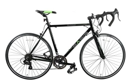 Basis Bikes Road Bike Basis Tourmalet 14 Adults Road Bike, Alloy Frame, 700c Wheel, 14 Speed - Black / Lime (56cm)