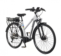 Bibo Bikes Road Bike Bibo Bikes Unisex Yak Electric Bike, Grey, Medium
