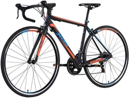 NOLOGO Bike Bicycle 14 Speed Road Bike, Adult Men Aluminum Frame City Utility Bike, Disc Brakes Racing Bicycle, Perfect for Road Or Dirt Trail Touring (Color : Orange)
