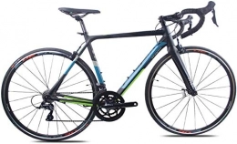 NOLOGO Road Bike Bicycle Adult Road Bike, Professional 18-Speed Racing Bicycle, Ultra-Light Aluminium Frame Double V Brake Racing Bicycle, Perfect For Road Or Dirt Trail Touring (Color : Green, Size : TA30)