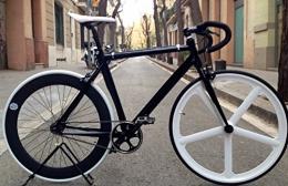 Mowheel Road Bike Bicycle fixie-navi 5Track White. Singlespeed Fixie / Single Speed.