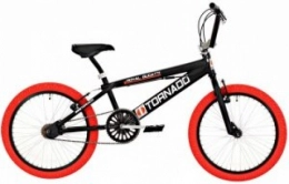 Bike Fun Bike Bike Fun Tornado 20Inch Unisex Boys / Girls Velge Brake Black / Red