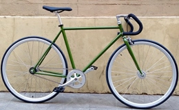 Mowheel Road Bike Bike Single Speed London Green Size 54cm